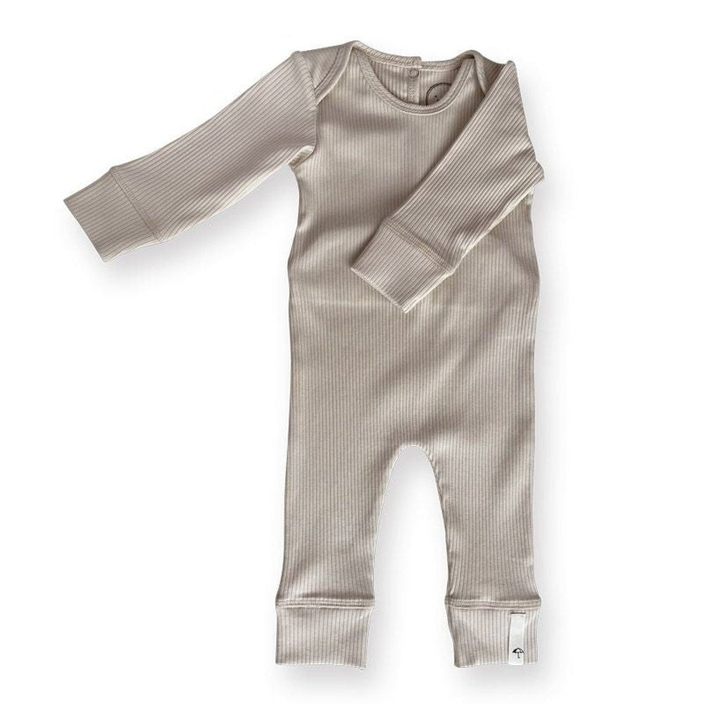 SAGA BASIC JUMPSUIT RIB - RAINY DAY