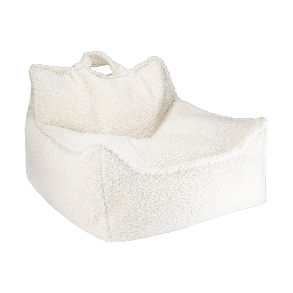 Cream White Beanbag Chair