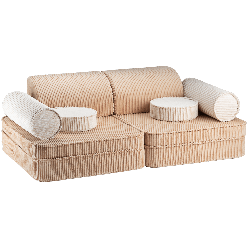 Zetel Set - Brown Sugar Settee